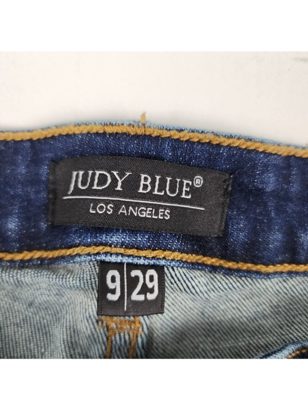SOLD OUT Judy Blue Jeans Womens 9/29 Blue Slim Fit Distressed JB82104DK (29x29) - Picture 4 of 13